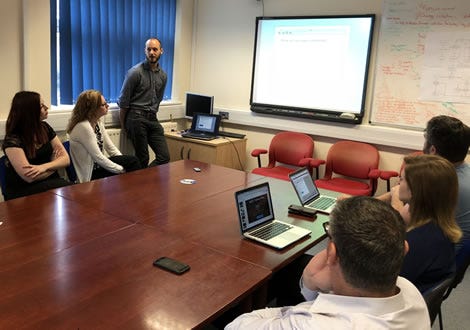 Photo: Part of the Project Team in a workshop