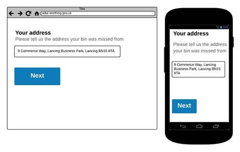 Photo: Low fidelity screen drawings